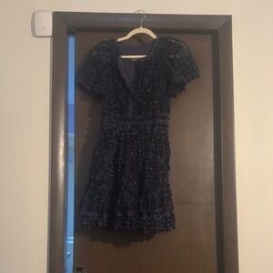 Anthropologie Midnight Blue Somerset Dress